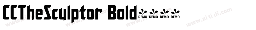CCTheSculptor Bold字体转换